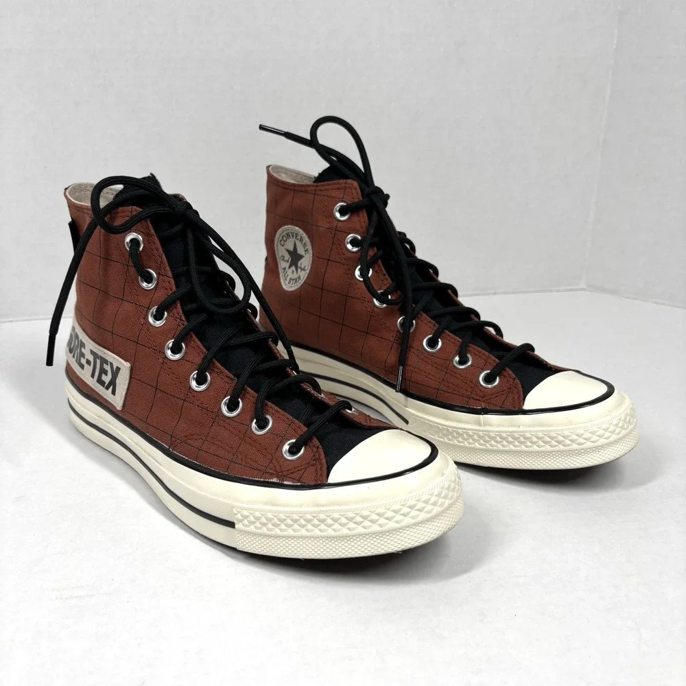 Converse Chuck‎ 70 GTX 171442c CEDAR BARK/EGRET/BLACK Shoes Mens 8.5 Womens 10.5